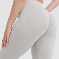 Effortless Seamless Leggings | Light Grey Marl