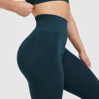 Effortless Seamless Leggings | Oil Blue