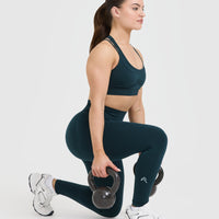 Effortless Seamless Leggings | Oil Blue