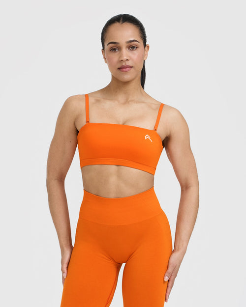 Oner Modal Everyday Bandeau Bralette | Flame Orange