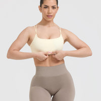 Everyday Cross Over Bralette | Off White