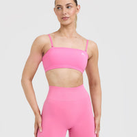 Everyday Bandeau Bralette | Peony Pink