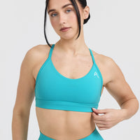 Everyday Sports Bra | Aqua Blue