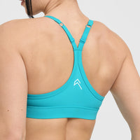 Everyday Sports Bra | Aqua Blue