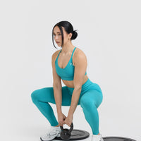 Everyday Sports Bra | Aqua Blue