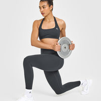 EasyLift™ Halter Bralette | Coal