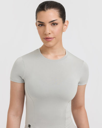 Mellow™ Soft Mid Short Sleeve T-Shirt | Light Grey