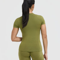 Mellowâ„¢ Soft Short Sleeve T-Shirt | Olive Green