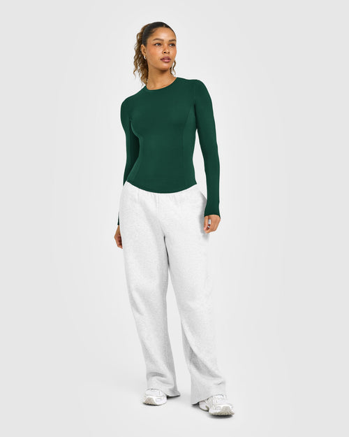 Mellowâ„¢ Soft Long Sleeve Top | Racing Green