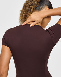 Mellowâ„¢ Soft Short Sleeve T-Shirt | Plum Brown