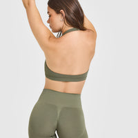 EasyLift™ Halter Bralette | Alpine Green