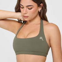 EasyLift™ Halter Bralette | Alpine Green