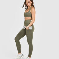 Effortless Seamless Leggings | Alpine Green
