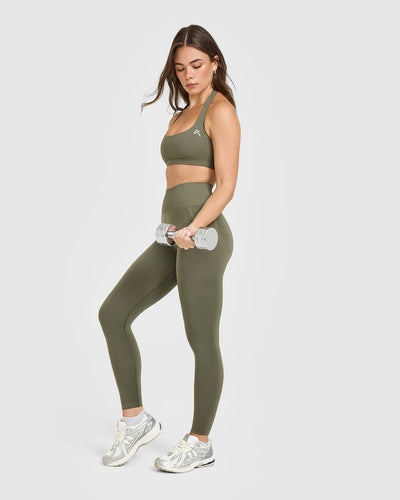 Effortless Seamless Leggings | Alpine Green