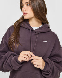 Foundations Oversized Hoodie | Umber Brown