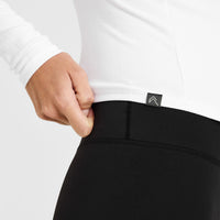 Mellow™ Rib Mid Long Sleeve Cardigan | White