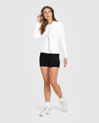 SoftMotion™ Long Sleeve Top | White