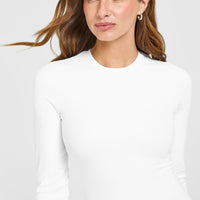 SoftMotion™ Long Sleeve Top | White