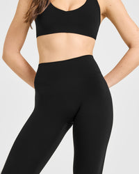 SoftMotion™ High Waisted Capri Leggings | Black