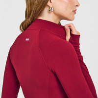 SoftMotion™ Jacket with White Logo | Ruby Red