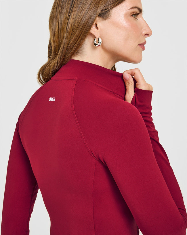 SoftMotion™ Jacket with White Logo | Ruby Red