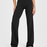 SoftMotion™ Straight Leg Bottoms | Black