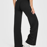 SoftMotion™ Straight Leg Bottoms | Black