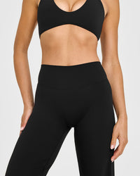 SoftMotion™ Straight Leg Bottoms | Black