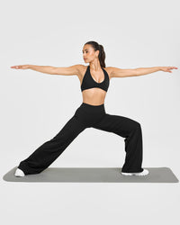 SoftMotion™ Straight Leg Bottoms | Black