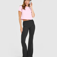 Cotton Relaxed T-Shirt | Chalk Pink