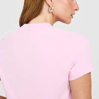 Cotton Relaxed T-Shirt | Chalk Pink
