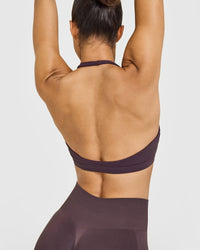 EasyLift™ Halter Bralette | Dark Umber Brown