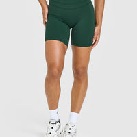 Unified High Waisted Shorts 6" | Racing Green