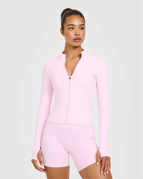 Oner Modal Unified Jacket | Chalk Pink