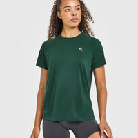 Go To Seamless Loose Top | Racing Green