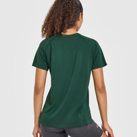 Go To Seamless Loose Top | Racing Green