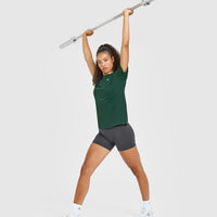 Go To Seamless Loose Top | Racing Green