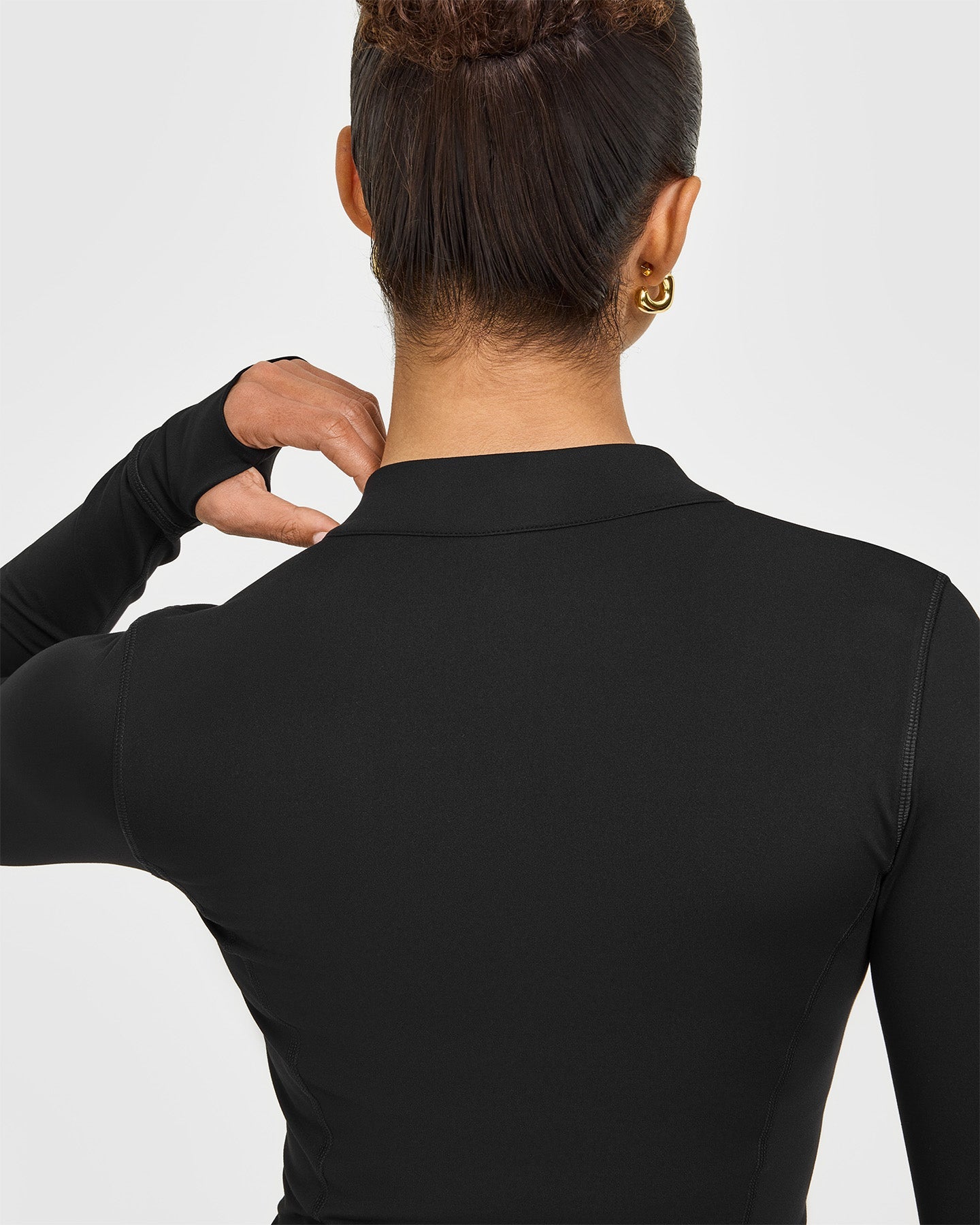 Timeless Jacket with White Logo | Black