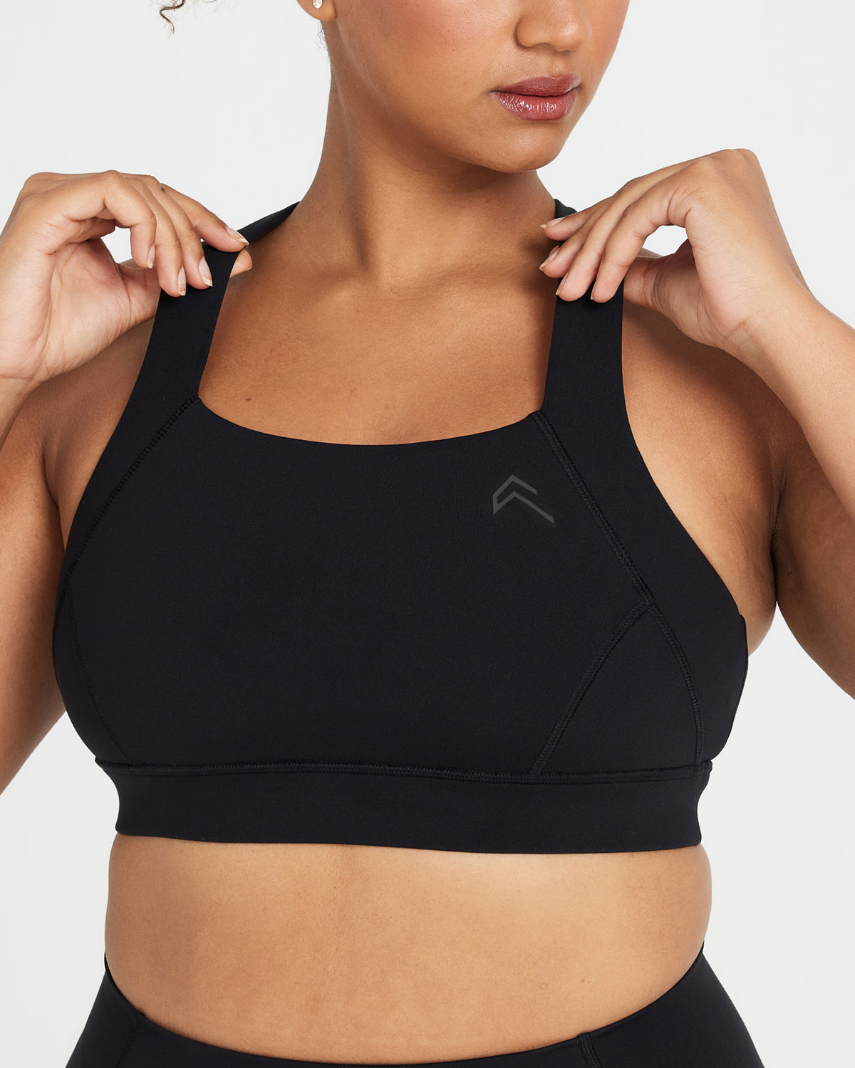 Timeless Square Neck Bralette | Black