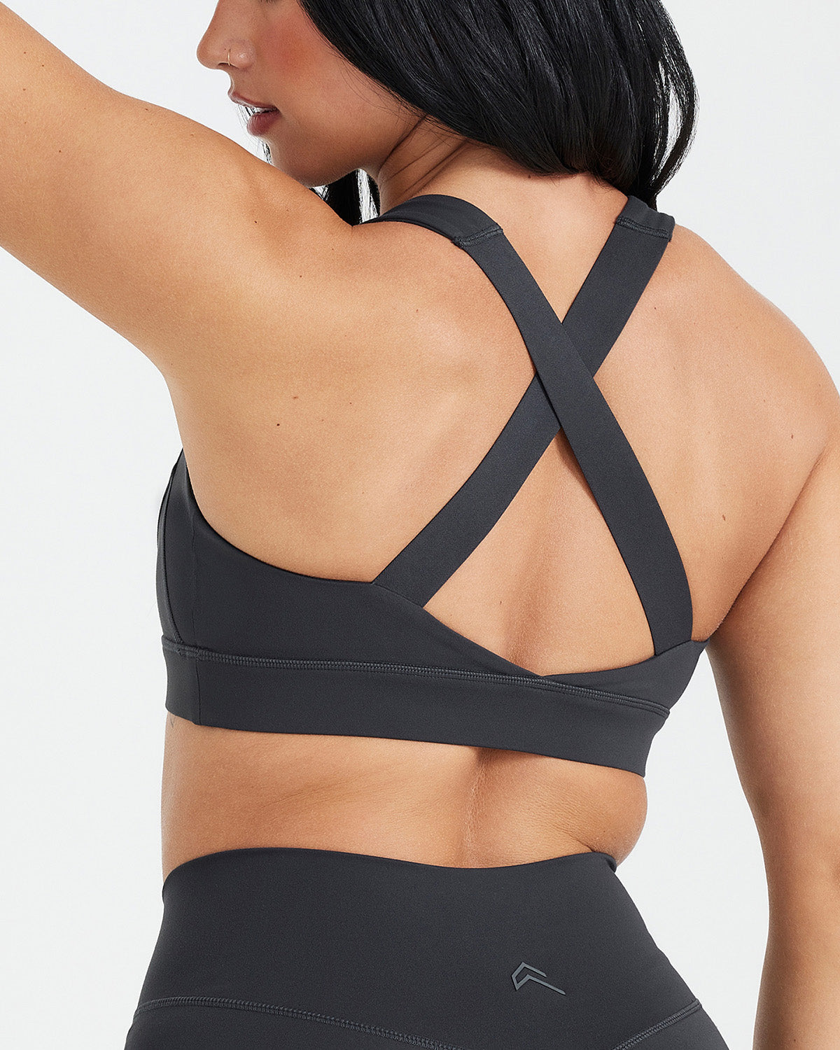 Timeless Square Neck Bralette | Coal