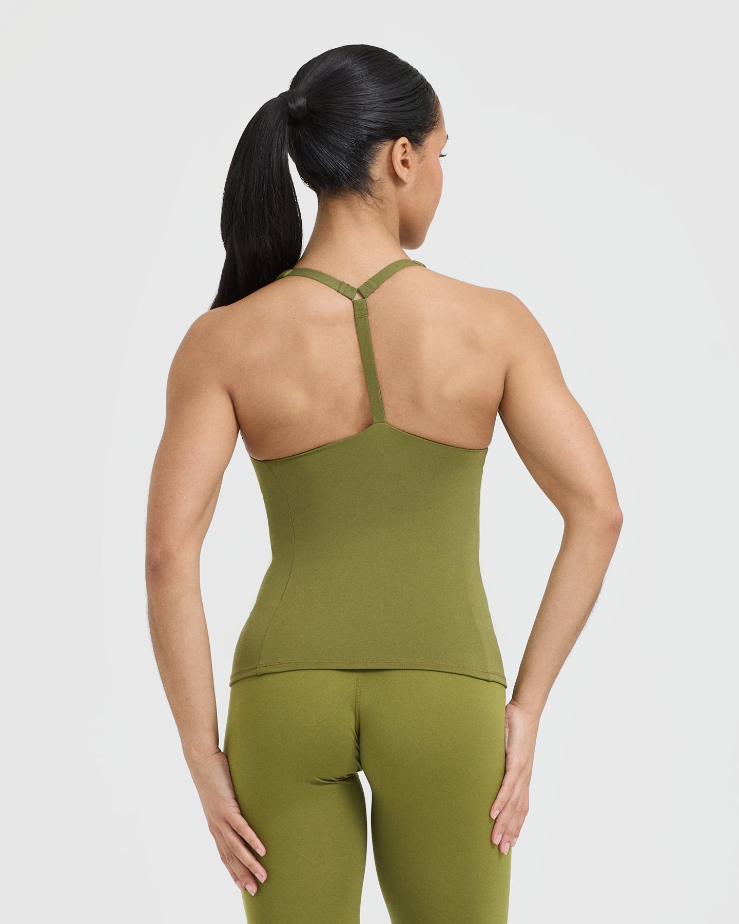 Timeless Square Neck Vest | Olive Green