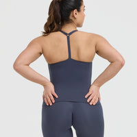 Timeless Square Neck Vest | True Blue