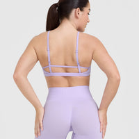 Timeless Strappy Bralette | Lavender Purple