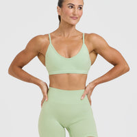 Timeless Strappy Bralette | Mint Green