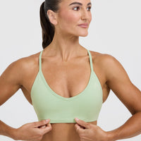 Timeless Strappy Bralette | Mint Green