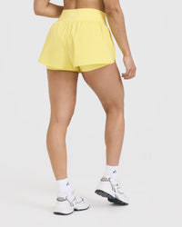 Unified Double Layer Shorts 5" | Lemon Yellow