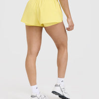 Unified Double Layer Shorts 5" | Lemon Yellow