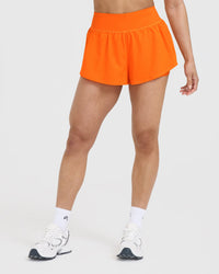 Unified Double Layer Shorts 5" | Flame Orange