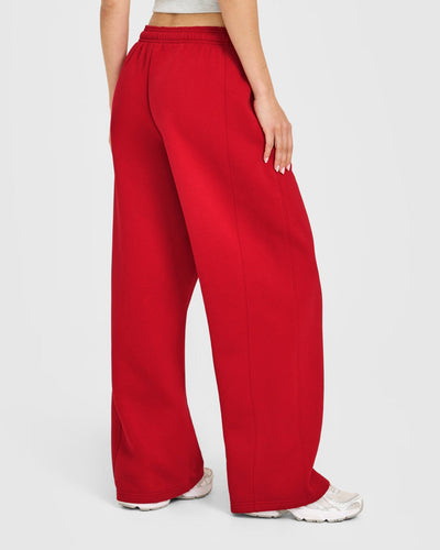 Foundations Straight Leg Joggers | Toasted Red