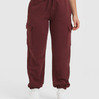 All Day Cargo Joggers | Mulled Wine